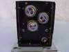 NARCO T-12MP-7 — bottom/side panel view showing three Delco 2N441 transistors with labeled caps