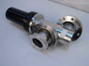 Torr Vacuum Products RBS-22A flow control valve – rear-right view showing NW40 flange faces and actuator body