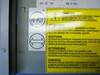 HP 0950-3426 power supply side panel showing HI-POT mark, date code 9847, Made in China, and multilingual warning label