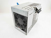 IBM API-2040 92F2637 288W Power Supply – three-quarter rear view showing IEC AC inlet and cooling fan