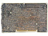 Compaq 136521-001 386 SX motherboard – bottom PCB view showing solder side and ISA edge connector
