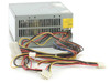 Moyetec MPA-300A 300W ATX power supply – top/side view showing ventilation slots, QA PASS label, and full output cable harness with Molex and ATX connectors