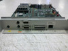 Compaq Deskpro 4000 motherboard rear I/O panel showing PS/2 ports, dual serial DB9, parallel DB25, and RJ-45 LAN