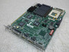 HP Vectra D3660-60001 system board – angled top view showing ISA and PCI slots, Socket 5 CPU socket, and I/O bracket with parallel and serial ports