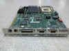 HP Vectra D3660-60001 motherboard rear I/O bracket showing PS/2 port, parallel port, and two serial DB9 connectors