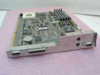 Compaq 003910-012 486 System Board motherboard with IO faceplate — front view showing SIMM slots, ISA expansion slots, Cirrus Logic chip, and rear IO bracket with serial, parallel, and VGA connectors