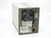 Intermec 8636AT thermal label printer – rear view showing large cooling fan, serial port, and AC inlet panel