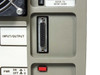 Intermec 8636AT rear panel INPUT/OUTPUT DB-25 serial connector and power switch