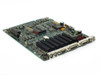 Apple 607-0173 IIgs Upgrade Motherboard — top view showing 7 expansion slots, rear I/O connectors, and main ICs