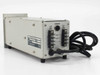 CTI Cryogenics 8042002G003 Temperature Indicator — rear and right-side 3/4 view showing SENSOR terminal blocks (NC, NO, C), Low and High Set Point relays, fuse holder, and CTI-Cryogenics label plate
