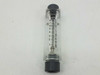 King Instrument 7511-2-1-2B04 7511 Acrylic Tube Air Flowmeter 8 SCFM 1/2" FNPT