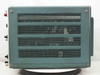 Tektronix 531A left side panel view showing perforated ventilation panels and BNC input connectors on left edge
