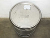 Mid-States 30 Gallon Stainless Steel Hazardous Waste Drum Container w/ Dolly