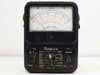 Simpson 260-2 Series 2 analog VOM multimeter — full front view showing complete instrument with analog meter face, selector knob, binding posts, and black case