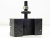 Dorian D30BXA-7-71C Reverse Cut-Off Holder — rear view showing two bolt holes on the back face and dovetail slot base