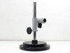 Heavy Duty Microscope Boom Stand System 11" Vertical Pole 24LB Base Black