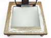 Bausch & Lomb Style Microscope Focus Block with Wooden Stand Illumination Plate -AS IS-