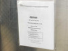 Motivair MPC-FC-0500 — Motivair Installation, Operation and Maintenance Instructions manual (covers MPC-FC-0500 through MPC-FC-7200) in plastic sleeve on door