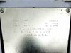 American Optical 365 rating plate – Model 365, Pri. V. 115, Sec. V. 5.5 to 6.5, 60 Cycle AC Only, 23 V.Amps, A O Instrument Co. Buffalo NY, Made in USA, UL listed