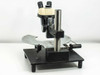 Leica StereoZoom 4 Binocular Microscope Head with Focus Block and Signatone Stand