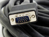Second HD15 15-pin VGA male connector end showing gold pins with light wear on connector housing