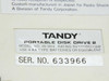 Tandy 26-3814 Portable Disk Drive 2