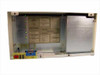 HP 2345A DTC – interior chassis open showing installed boards with green LED indicators and configuration label