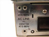 HP 2345A DTC – regulatory label showing serial number 2635F00877, Made in France, 115V 2A 47.5-66Hz, CSA and UL marks