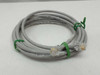 Included gray RJ cable with green cable ties, ETL-verified, 24 AWG, with RJ-style connectors on each end
