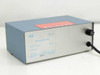 VIZ WR-550B Function Generator — right side view showing blue metal enclosure, rating label with 120VAC 50-60Hz 10W specs, VIZ Mfg. Co. Philadelphia PA markings, and rear power cord