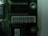 HP 5064-5872 SCSI Terminator Card – close-up of barcode label showing part number 5064-5872 and serial number, with Hitachi H4N5256DPP memory chip visible