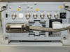 Yokogawa TA120F rear panel — BNC outputs (Jitter DC, Level DC, Equalized RF, Sliced RF, Clock), EXT ARM IN, INHIBIT IN, GP-IB (IEEE-488) port, 250V AC 3A circuit breaker, CE mark