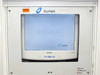 Suntek EPS Series powered on — BenQ FP547 monitor displaying EPS-Series splash screen with Suntek logo; asset tag visible on bezel