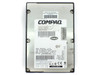 Fujitsu MAE3182LC hard drive label close-up showing model, part number CA05348-B42100CP, Compaq P/N, Rev A, and Philippines manufacture date