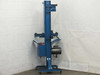 CRL 2200RP Wet Abrasive Belt Sander right-side view showing column, motor mount, water sump catch basin, and caster base