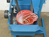 CRL 2200RP water sump catch basin interior showing red plastic bucket, coiled water hose, and plumbing fittings