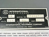 IEC MB Centrifuge rating plate — Model MB, Serial No. 37824P-1, 115V, 60 CY, 1.5A, Made in USA by International Equipment Company, Needham Heights MA