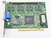 Dell STB S3 Trio64V+ 86C765 PCI video card front view showing main chipset, RAM chips, and VGA connector bracket