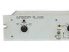 Riber JBA 12A front panel close-up – ARRET/MARCHE/AUTO switch, CAL indicator, FILAMENT ON/OFF switch, and power indicator light