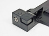 Lenovo ThinkPad Mini Dock Plus 75Y5731 — right-end detail showing power button, LED indicators, and Kensington mechanical lock slot
