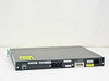 Cisco WS-C2960G-24TC-L rear panel showing console port, DC remote power supply connector, AC inlet, and warning labels