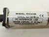 Omega RH-USB sensor body label close-up showing model number, USB interface, and range 2-98% RH -17 to 49 Deg C, Omega Engineering Inc.