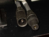 Close-up of Uni-Solar PVL-68 MC3 output connectors showing male and female ends