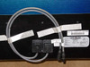 Rear of Uni-Solar PVL-116 panel showing UL label, MC3 junction box with two connectors, gray output cable, and barcode label indicating model PVL-116 manufactured June 2008
