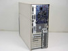 Sun Ultra 60 workstation rear panel — angled view showing dual parallel ports, serial ports, power supply fan, and expansion card slots