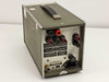 HP 400FL AC Voltmeter – rear panel showing multiple banana jack input terminals, AC output jacks, IEC power inlet, and spec/serial number label plate