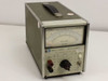 HP Hewlett-Packard 400FL AC Voltmeter – front panel view showing analog RMS meter, range selector knob, INPUT banana jacks, and 100kHz LP Filter switch