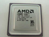 AMD K6-200ALR processor top view showing AMD K6 branding, 2.9V Core/3.3V I/O markings, date code 9803EPIW, and 1997 copyright — designed for Windows 95, made in Malaysia