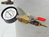Steel 0.5 Cu Ft Vacuum Chamber Tank with Vacuum/Pressure Gauge