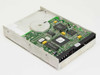 Maxtor 82400D4 hard drive with cover removed – PCB view showing controller chips, platters, and IDE/power connectors